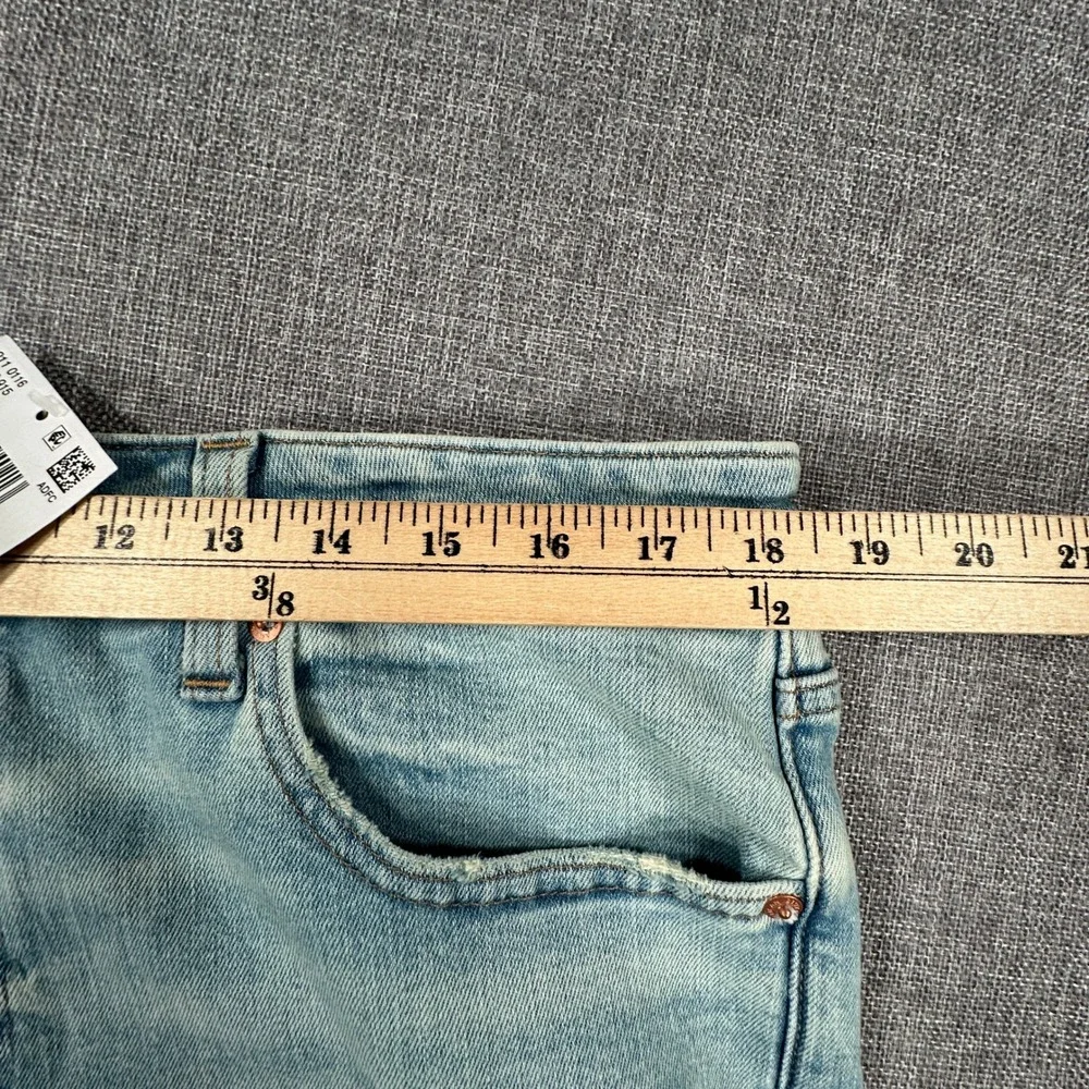 American Eagle AE Slim Straight Jeans Mens 36x30 Light Blue Airflex Stretch NEW